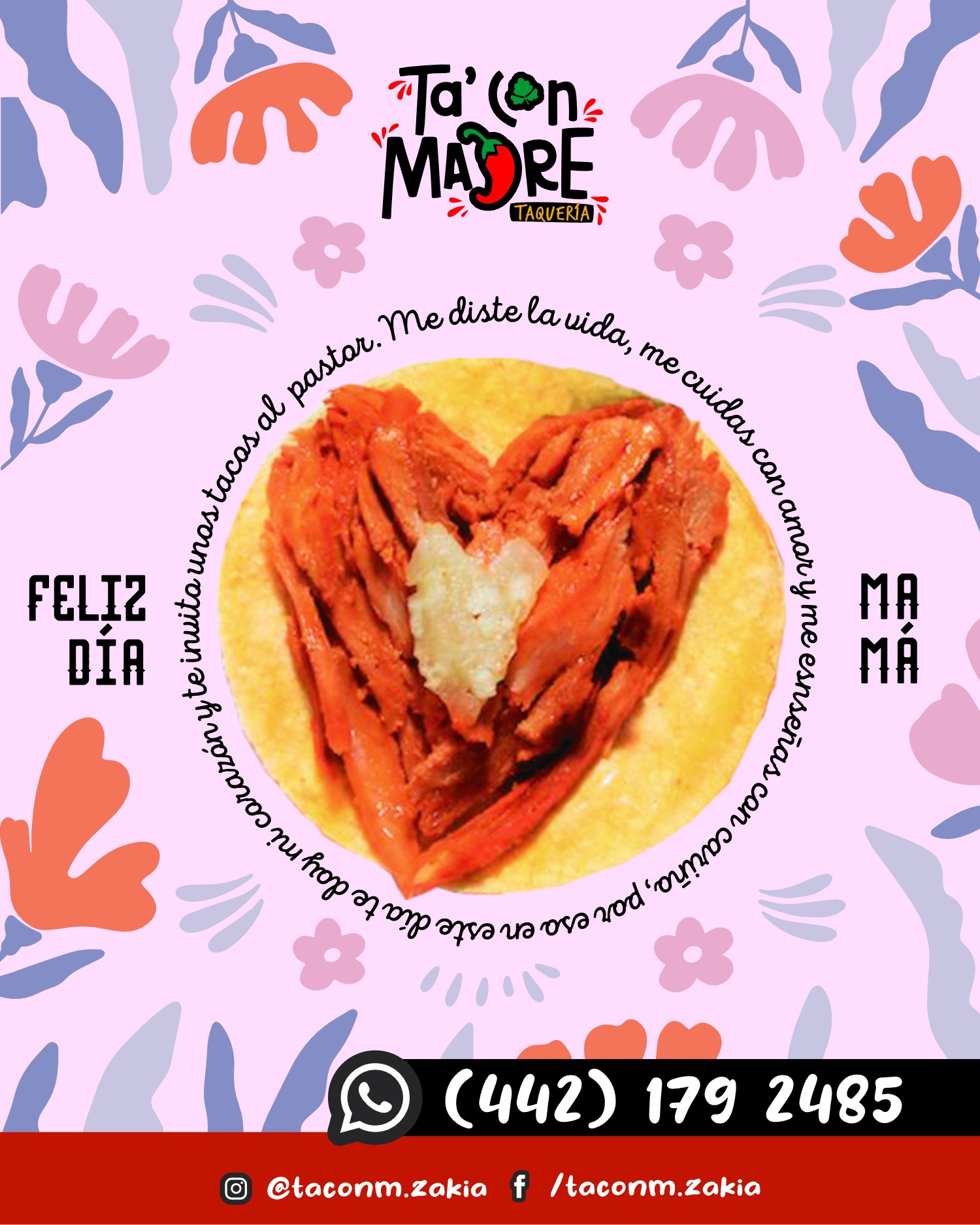 Taco de pastor para el Día de las Madres