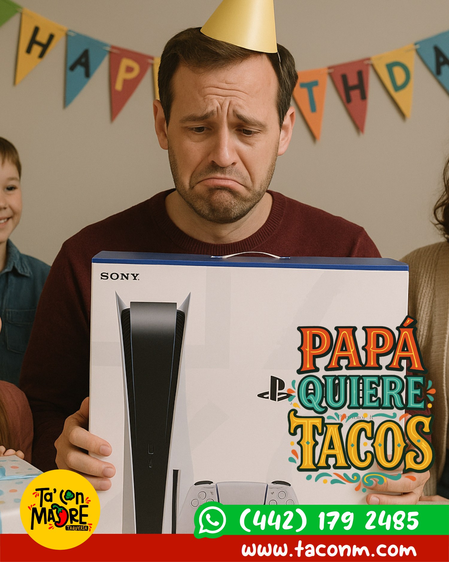 Promoción de tacos para el Día del Padre